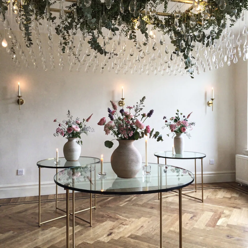 Nail That Dreamy Reception—Glass Tables and Wildflowers Go Hard