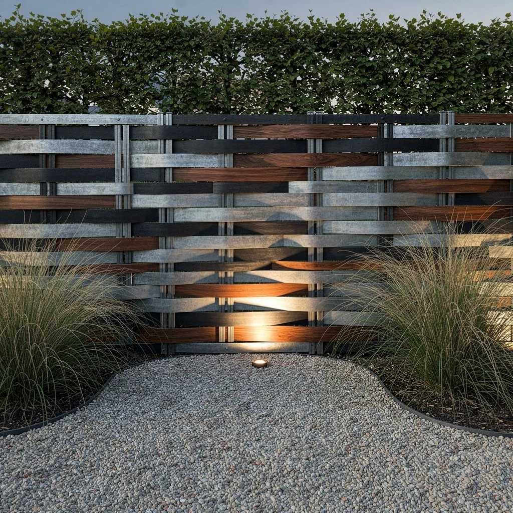 Fence Weaving: Where Zinc and Timber Are Besties