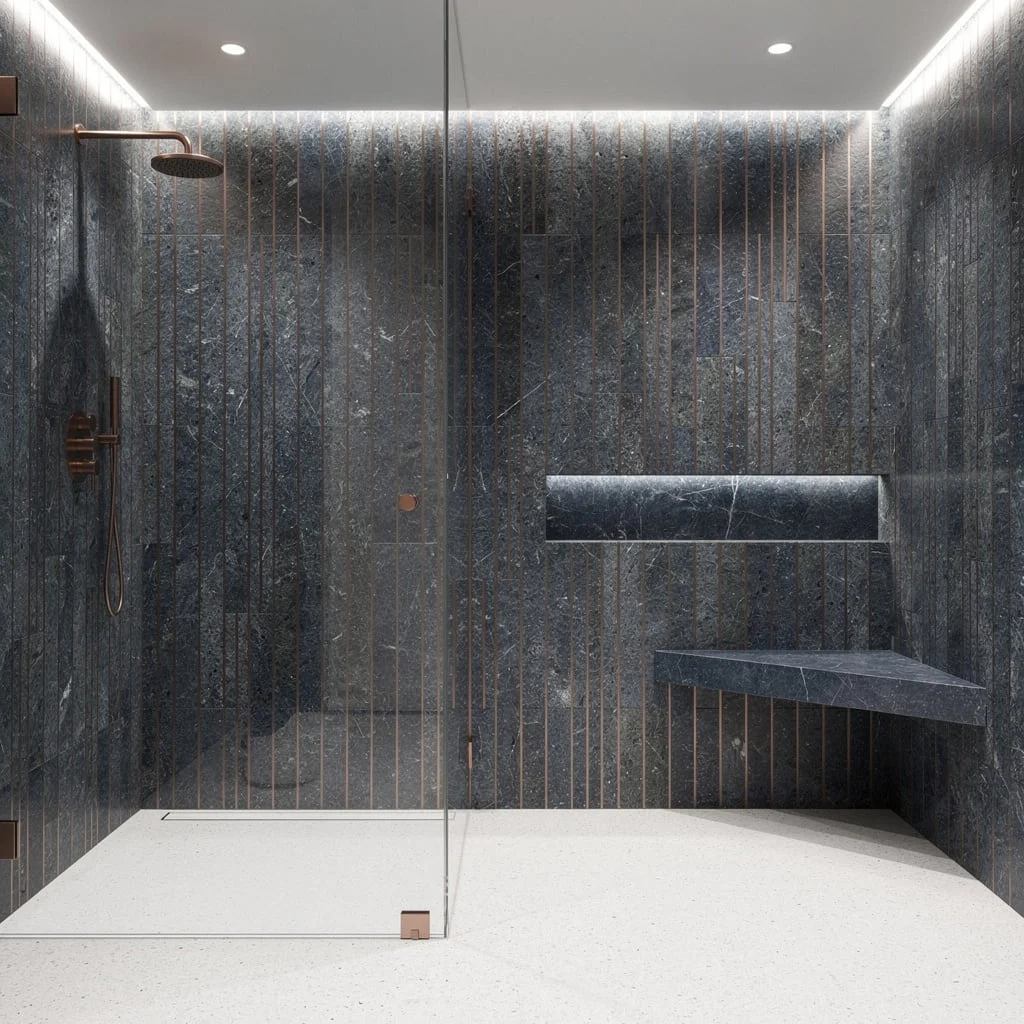 Blue Limestone Meets Copper: Tech Bro Chic