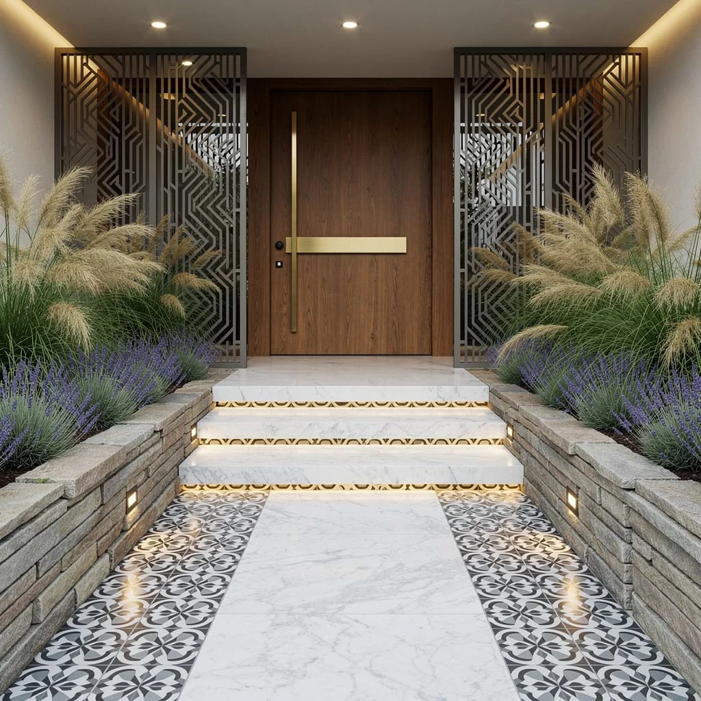 Patterned Tiles & Marble Transition: Get Artisanal Without Looking Try-Hard