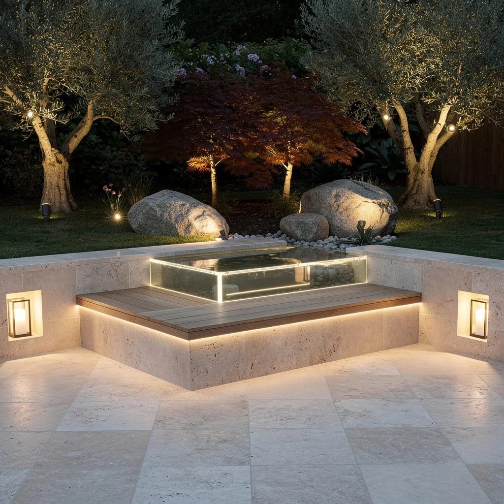 Fiber Optics & Moonlighting for Patio Magic