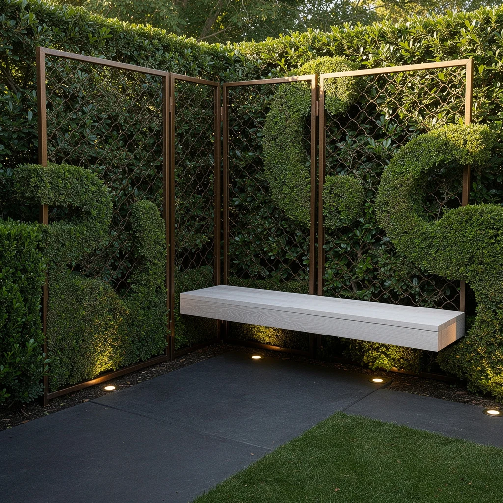 Bronze Mesh & Sculpted Greenery: Old Money Meets Modern Metal