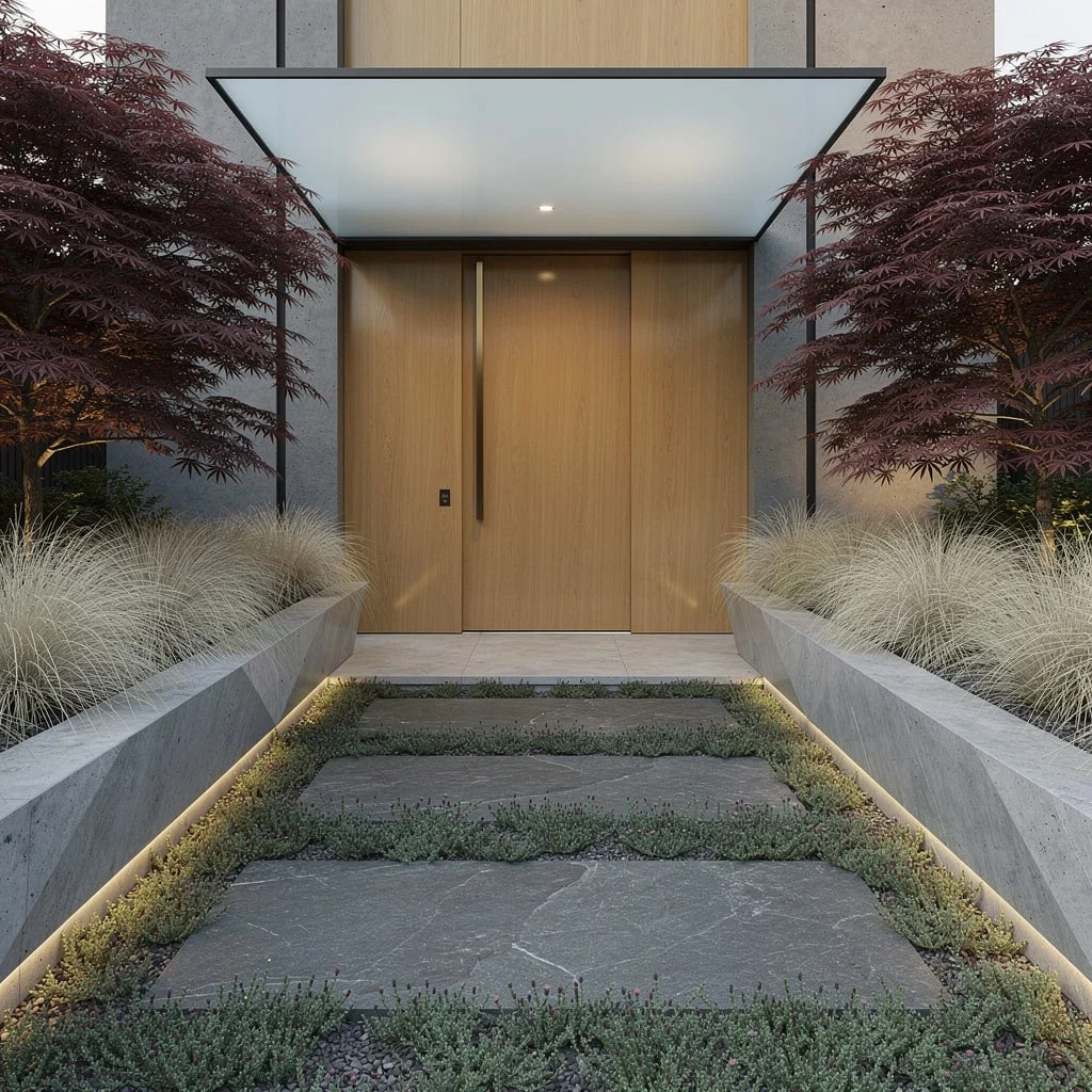 Slate, Thyme & Teak: Transitional Cool With Plant Power