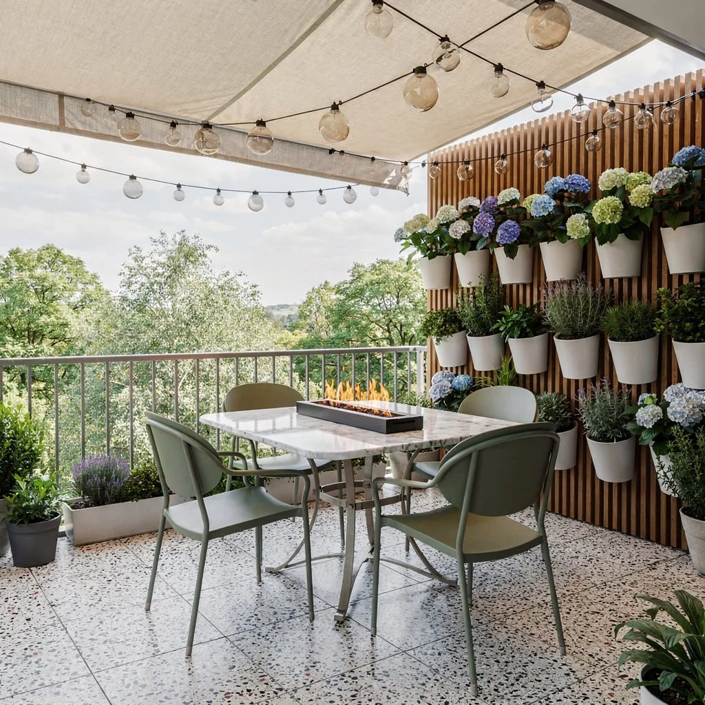 Serve Euro Bistro Vibes with Marble, Hydrangeas, and Fire