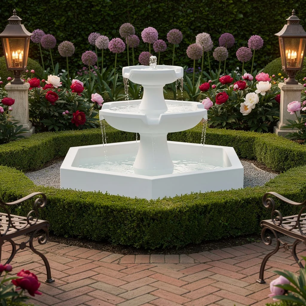 Two-Tiered Porcelain: Waterfall Your Way to Estate Vibes