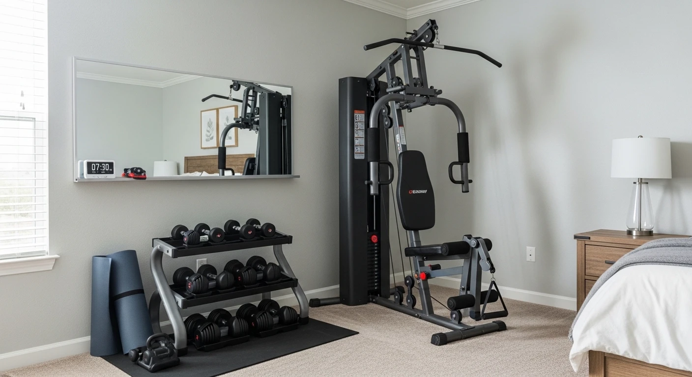 Bedroom Gym Ideas That Will Make Your Current Excuse for Not Working Out