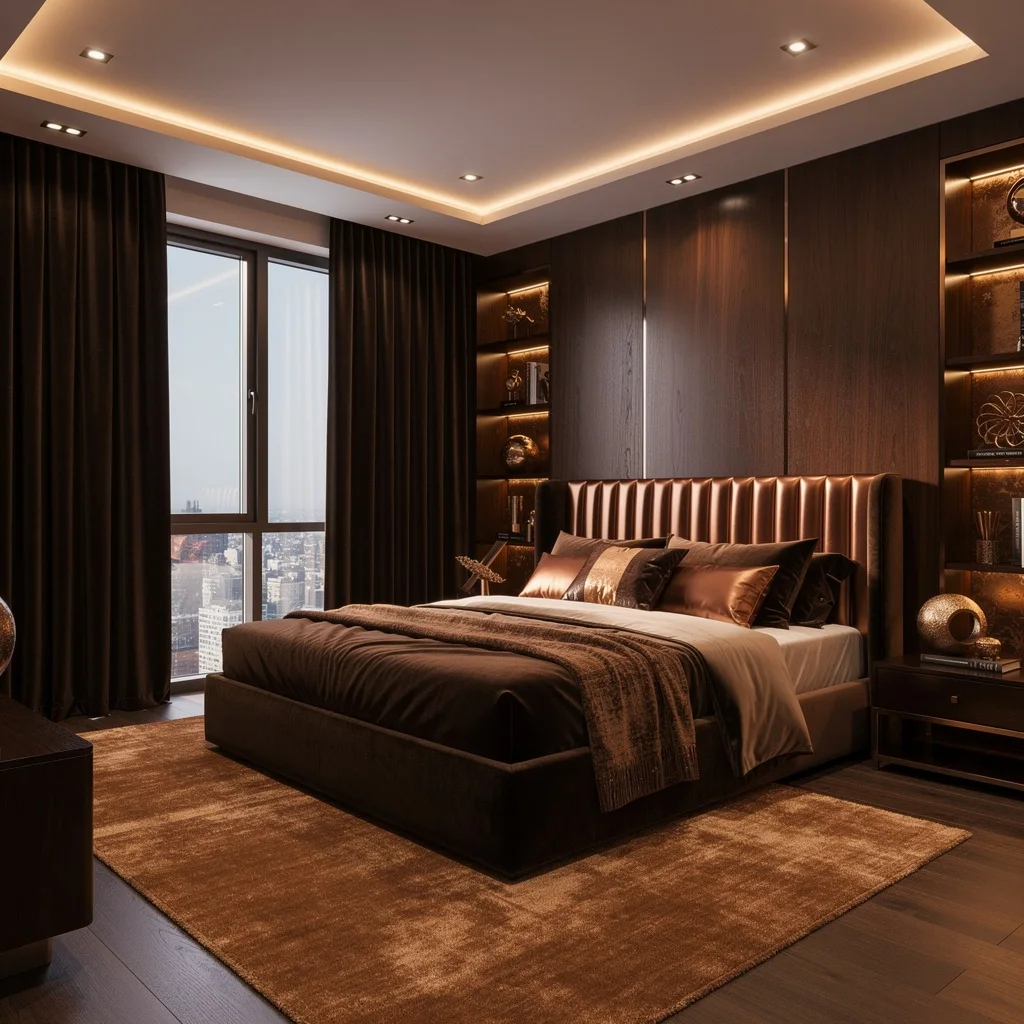 Live Large with Chocolate and Burnished Copper (Yum)