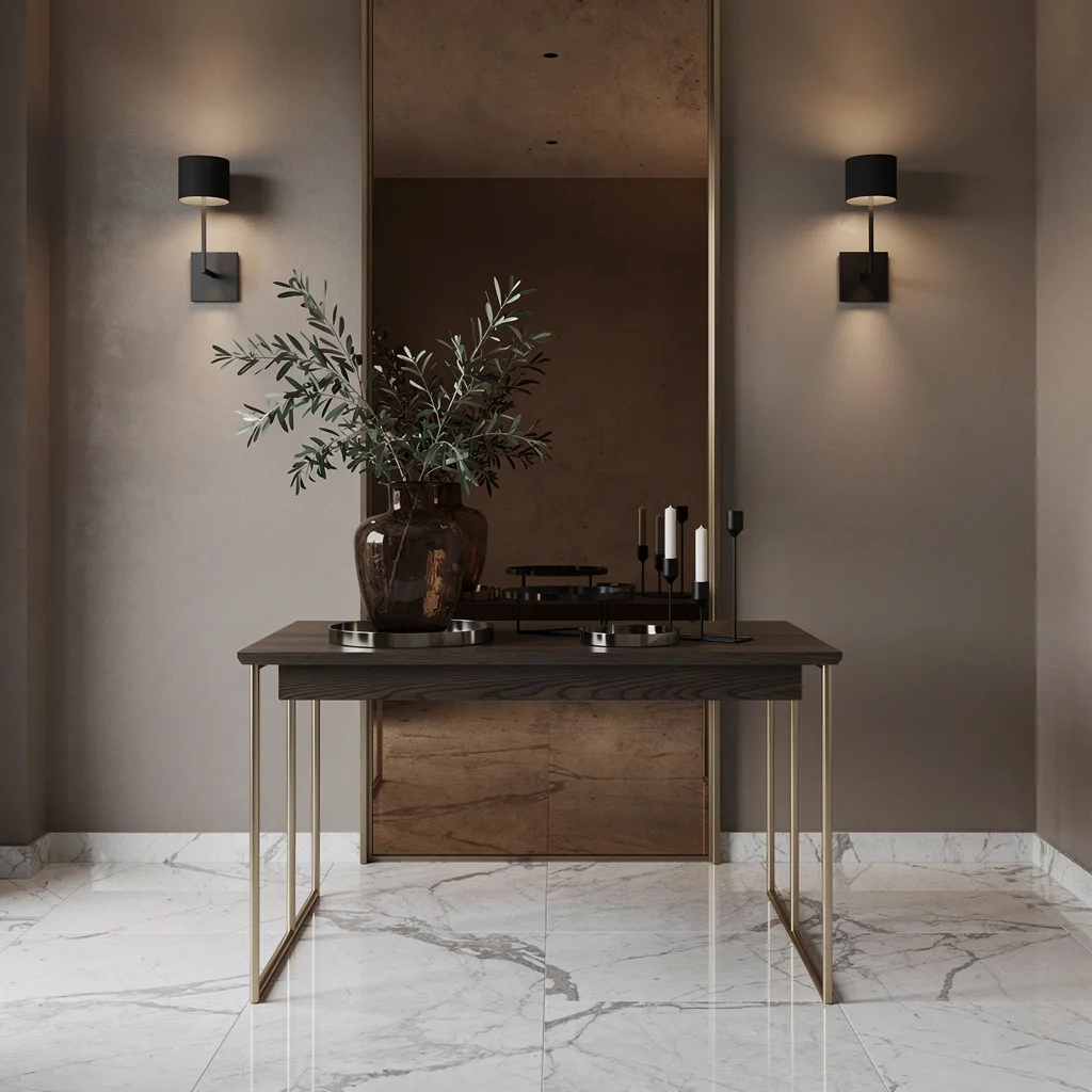 Oak & Brass: Mirror Your Way Into Sophistication