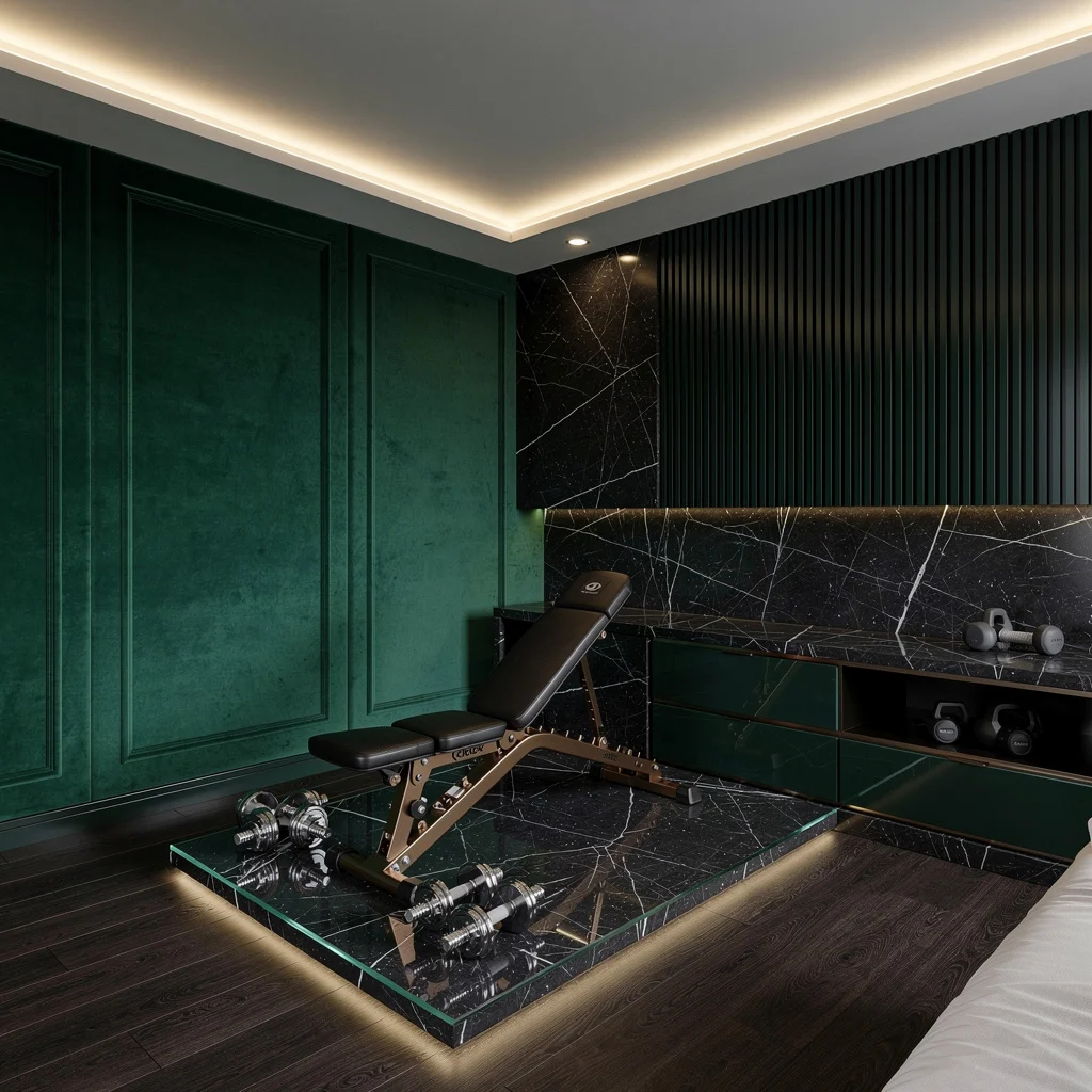 Emerald Velvet and Marble: Boutique Gym, No Membership Needed