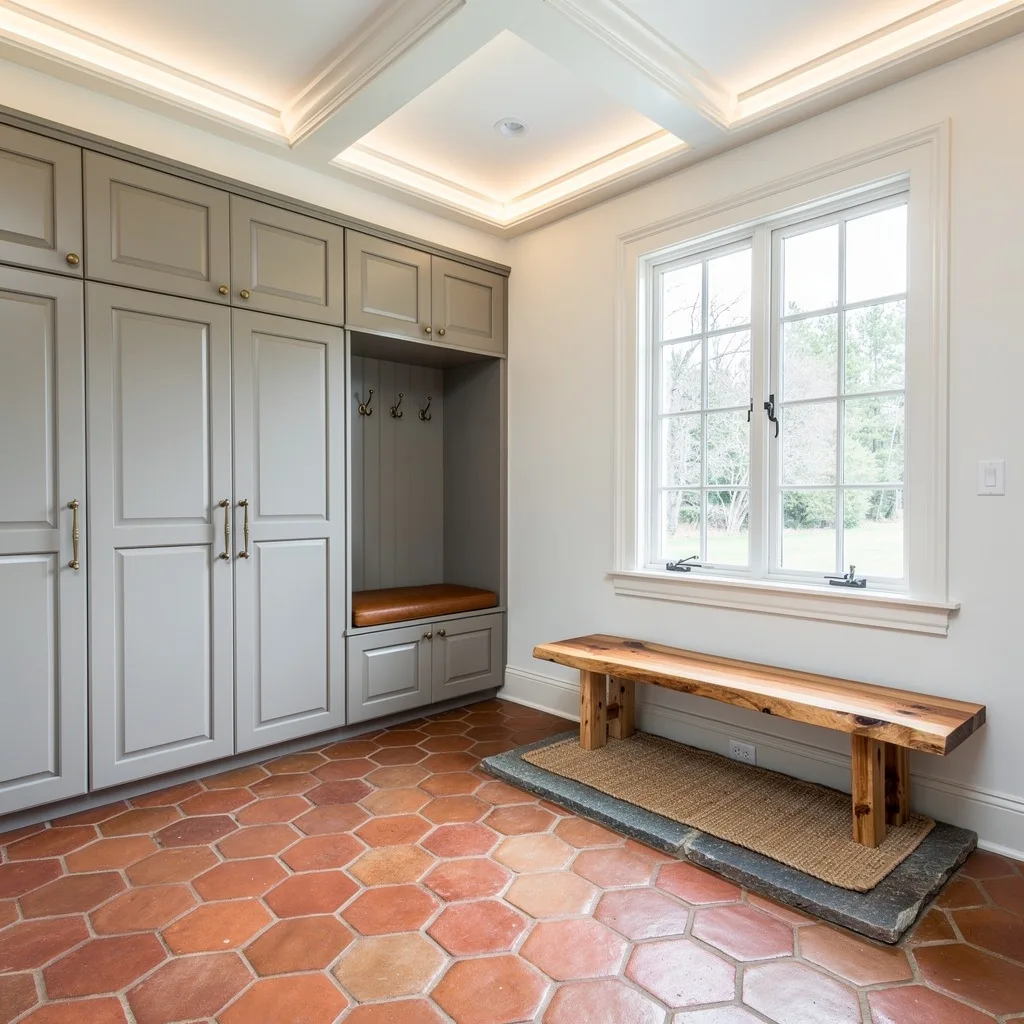 Big Mudroom Energy: Terracotta and Storage Porn