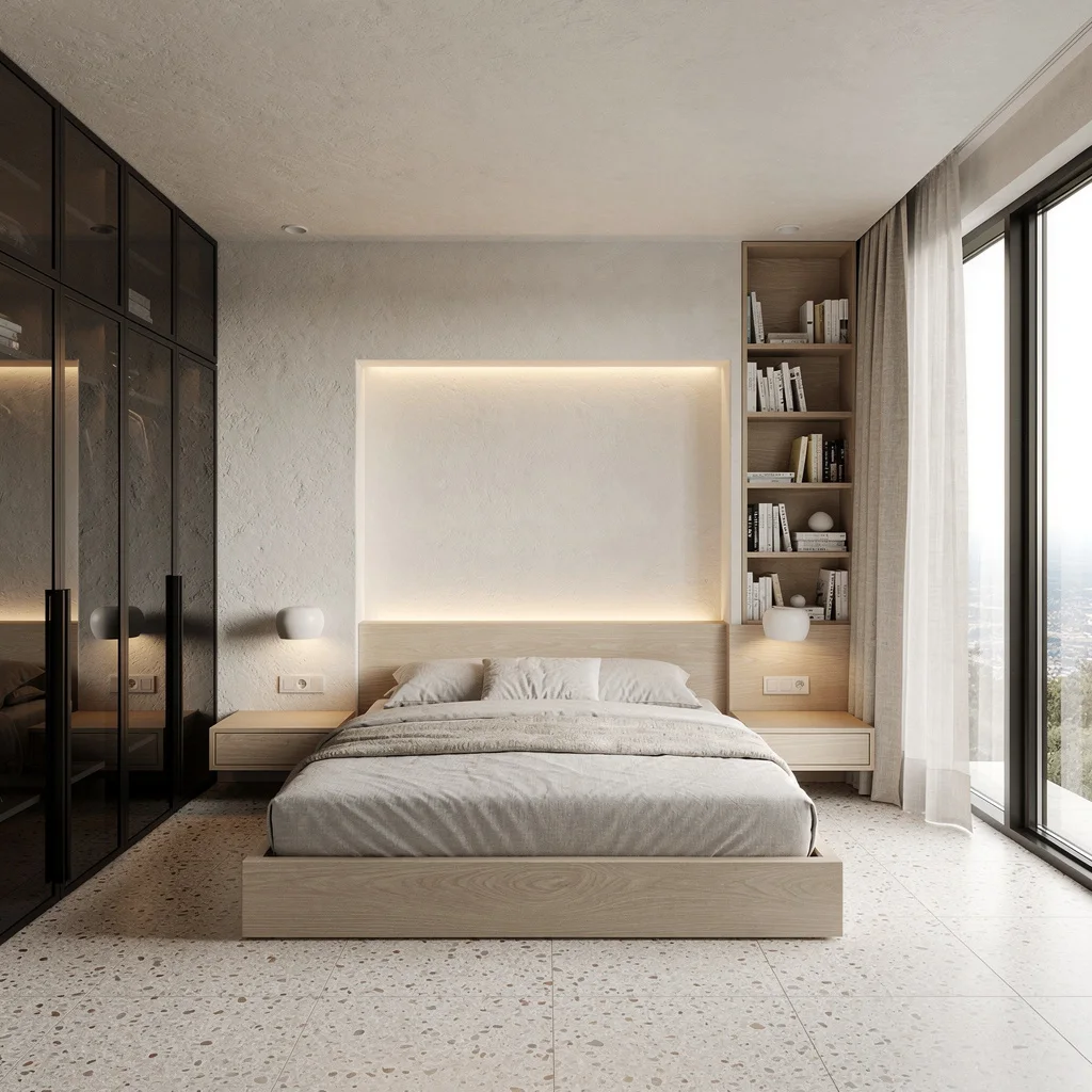 Channel Spa Energy with Plaster Walls and Built-ins