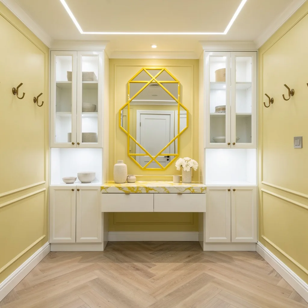 Satin Lemon Yellow & Ash Wood: Happy Without The Cheese