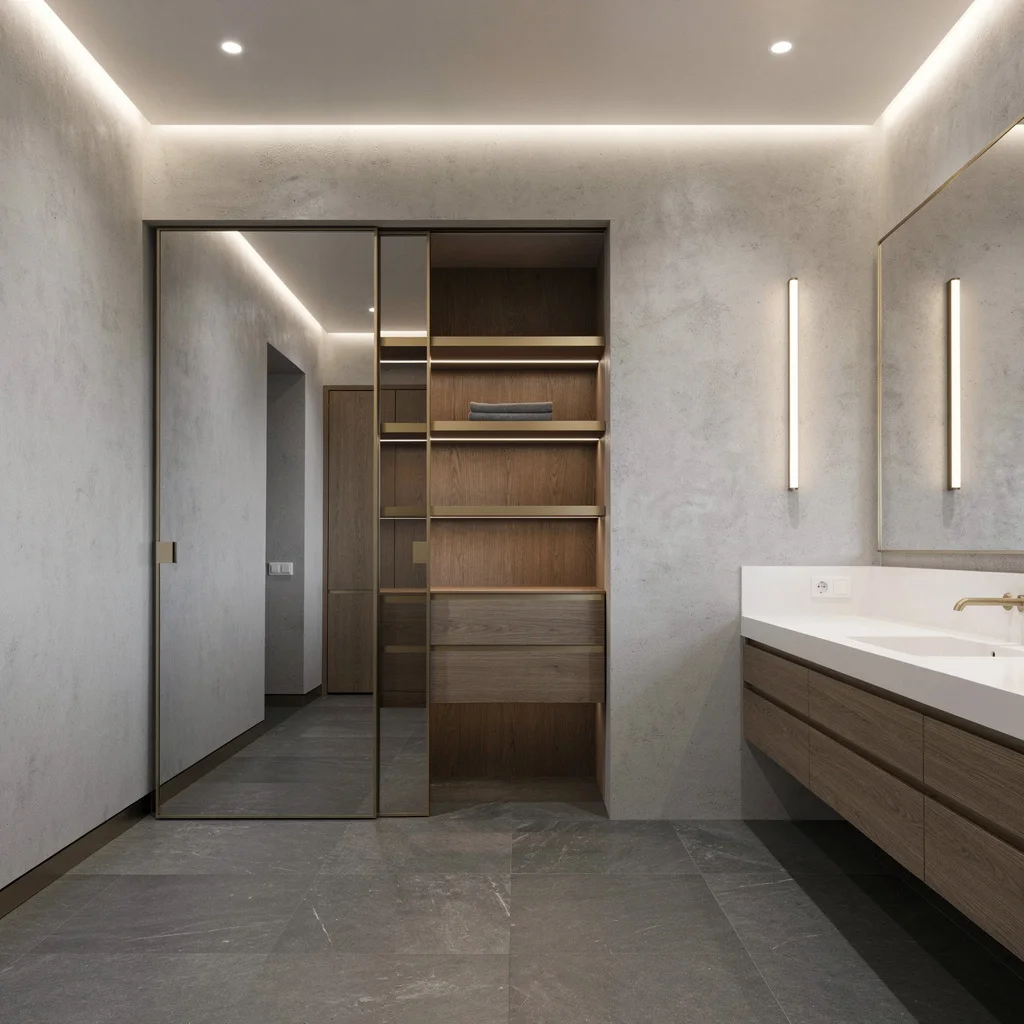 Mirror, Mirror—Hide Your Mess: Secret Niche Shelves