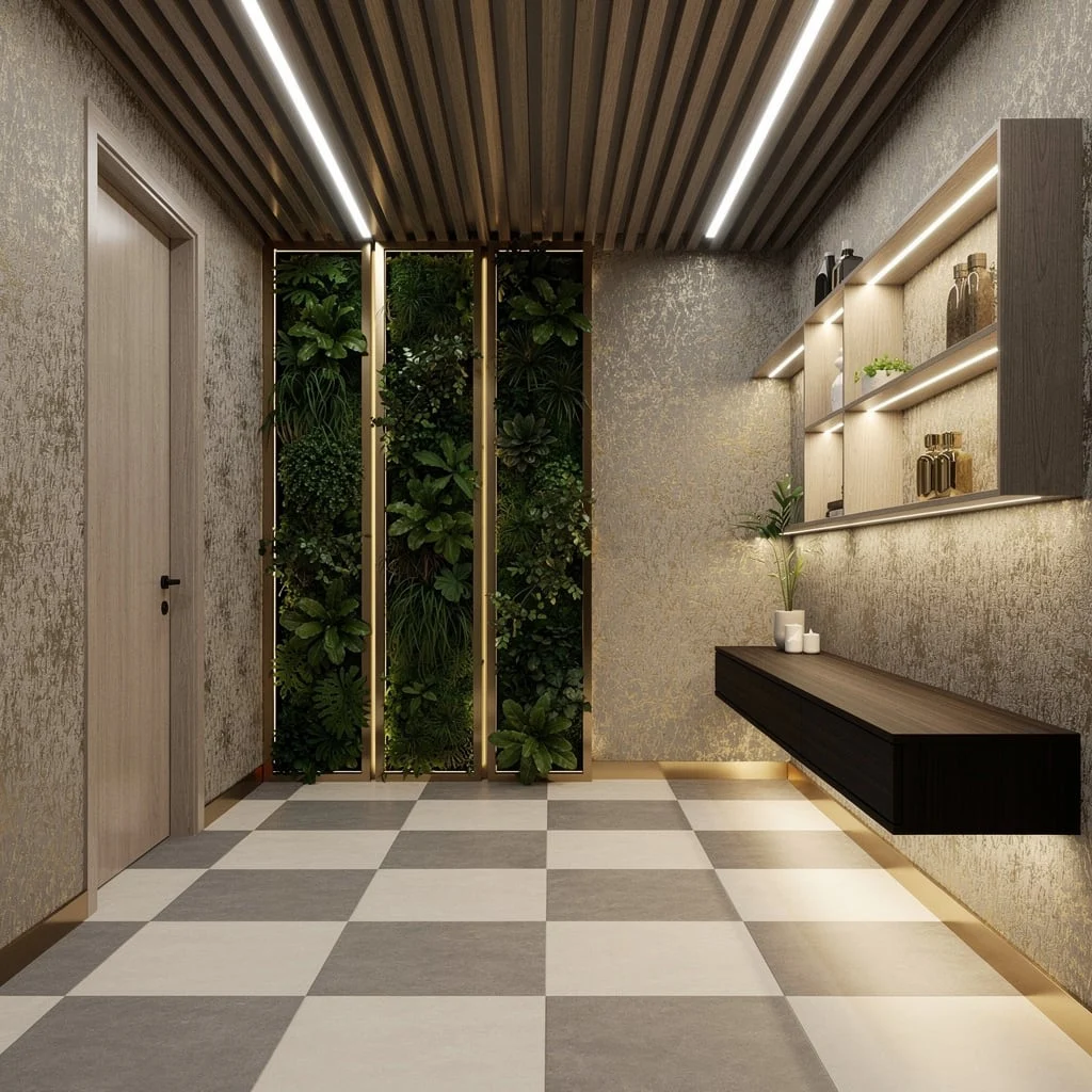 Bring It to Life: Checkerboard and Vertical Greenery