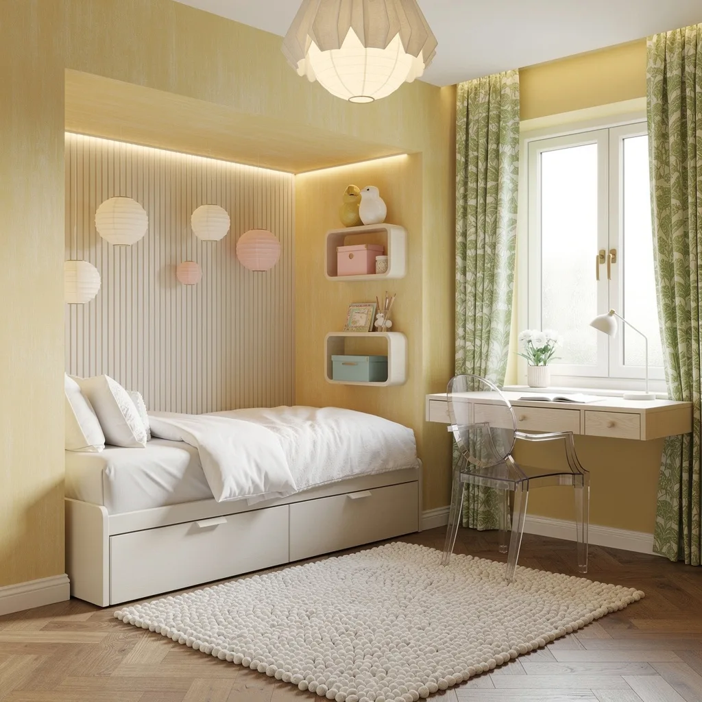 Butter-Yellow Walls—Proof That Sunshine Can Also Mean Style