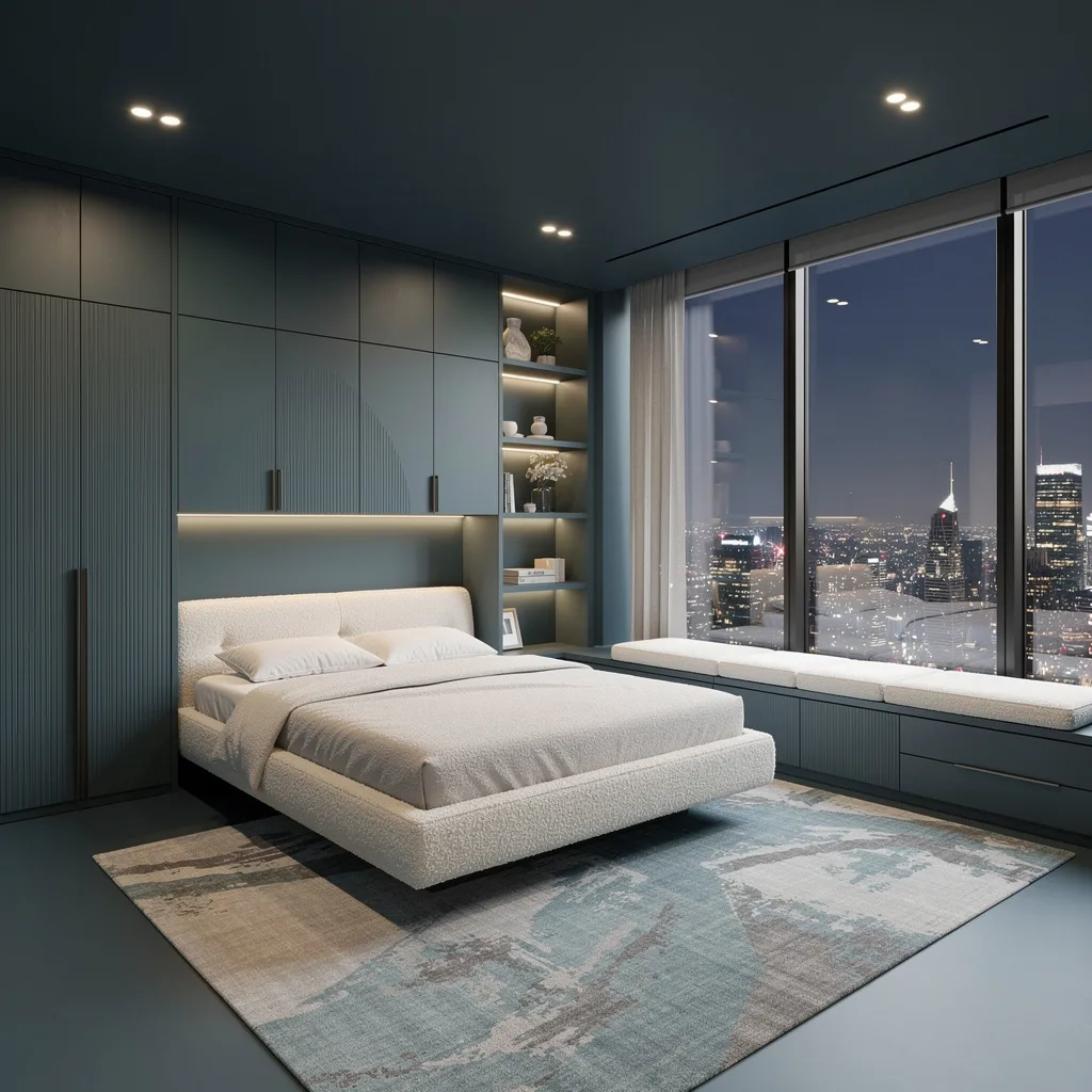 Avant-Garde Moves: Petrol Blue and Bouclé Everything