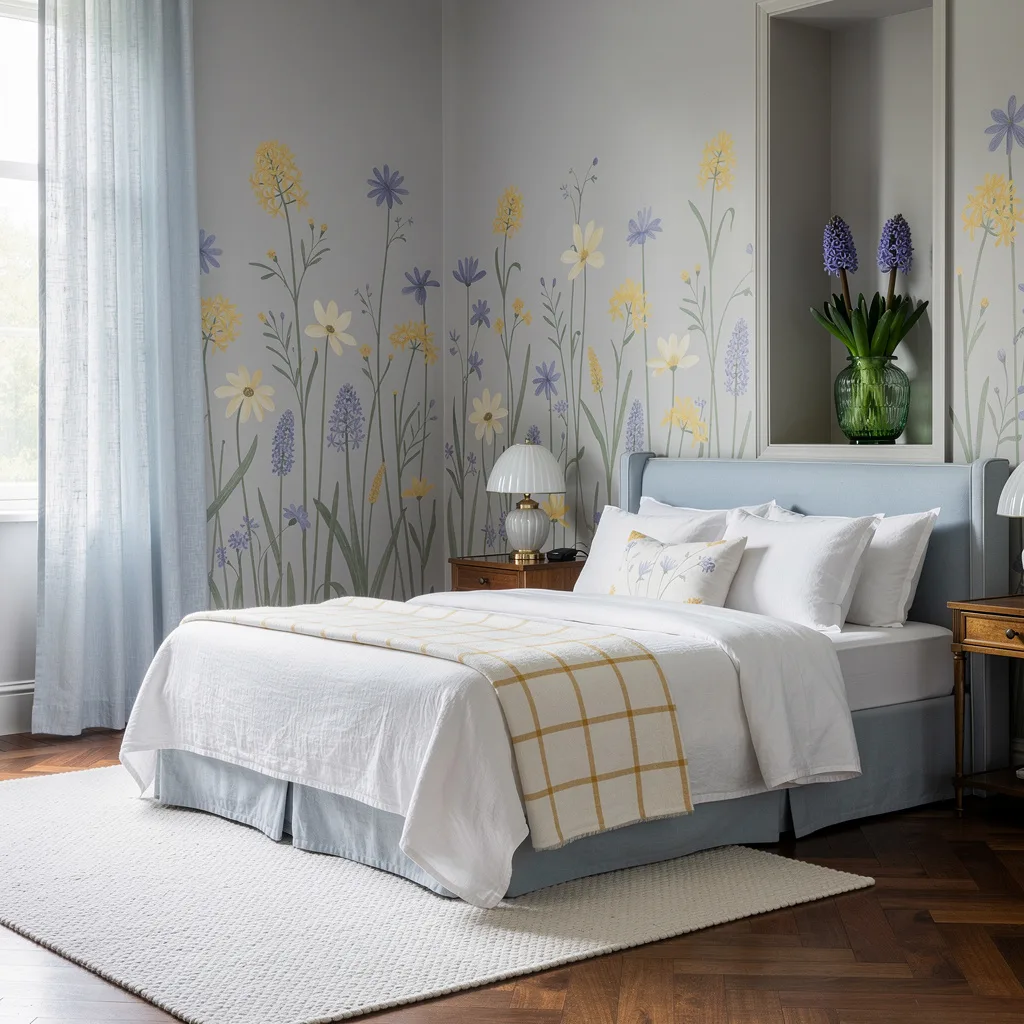 Dove Grey and Wildflower—Tailored Tranquility