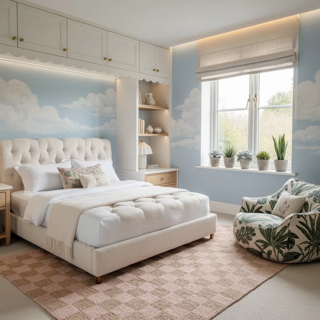 Sky-Blue Murals—Unleash Your Inner Cloud-Obsessed Dreamer