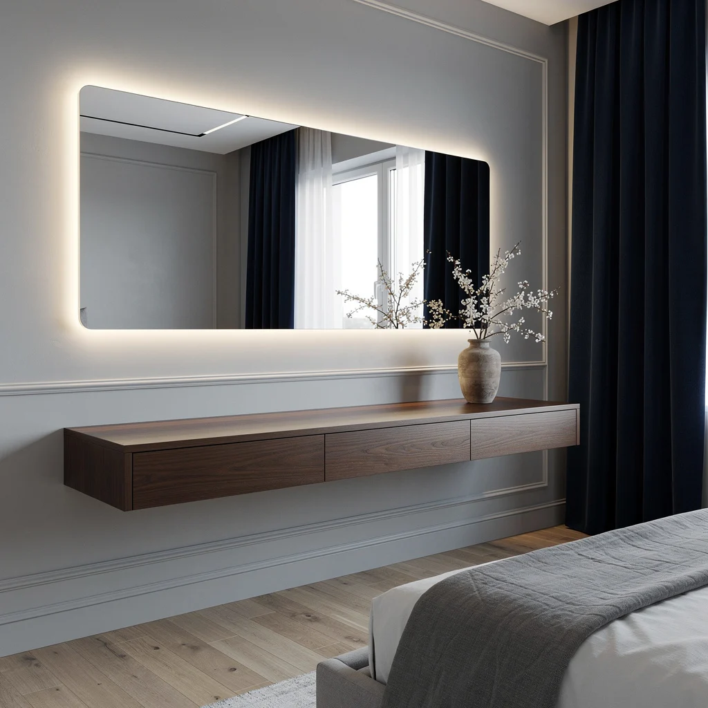 Frame the Future With a Floating LED Box Mirror