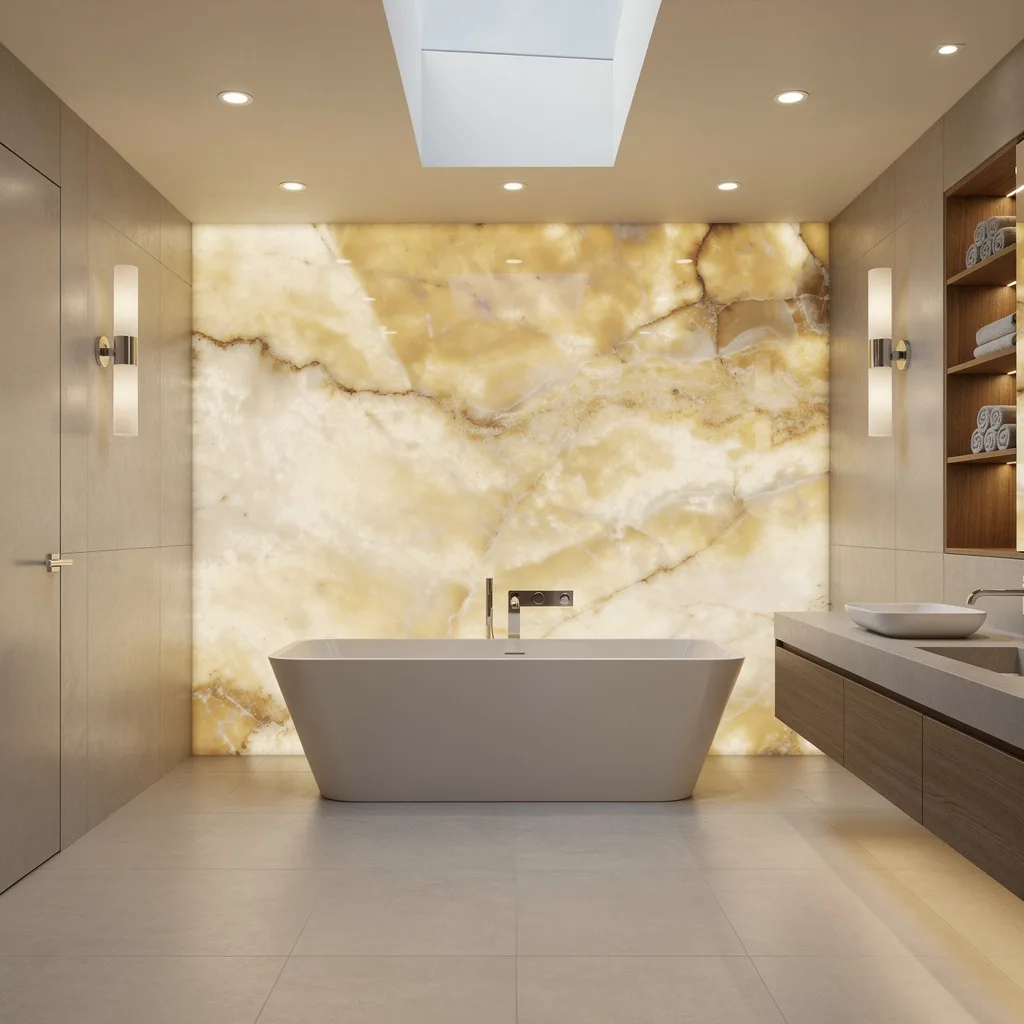 Backlit Onyx = Instant Breakfast at Billionaire’s