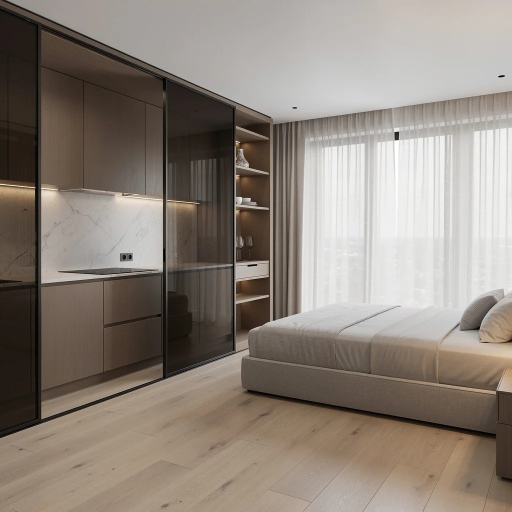 Hide Your Luxe: The Smoked Glass Slide-In