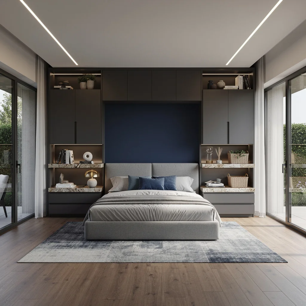 Push-to-Open Quartz + Graphite Shelves For That Designer Flex