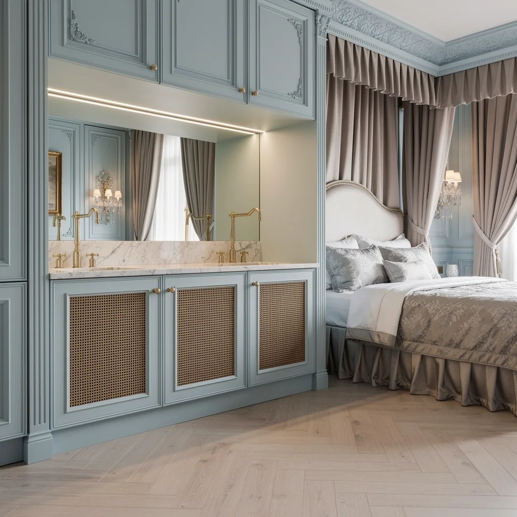 Paris Apartment Flex: Blue Panel Brag