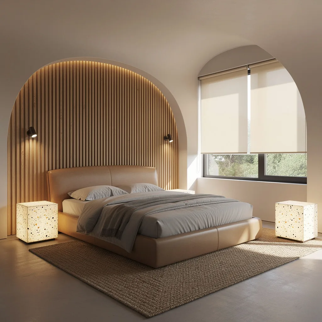 RGBW Magic: Arch Ceiling & Terrazzo Glow Cubes