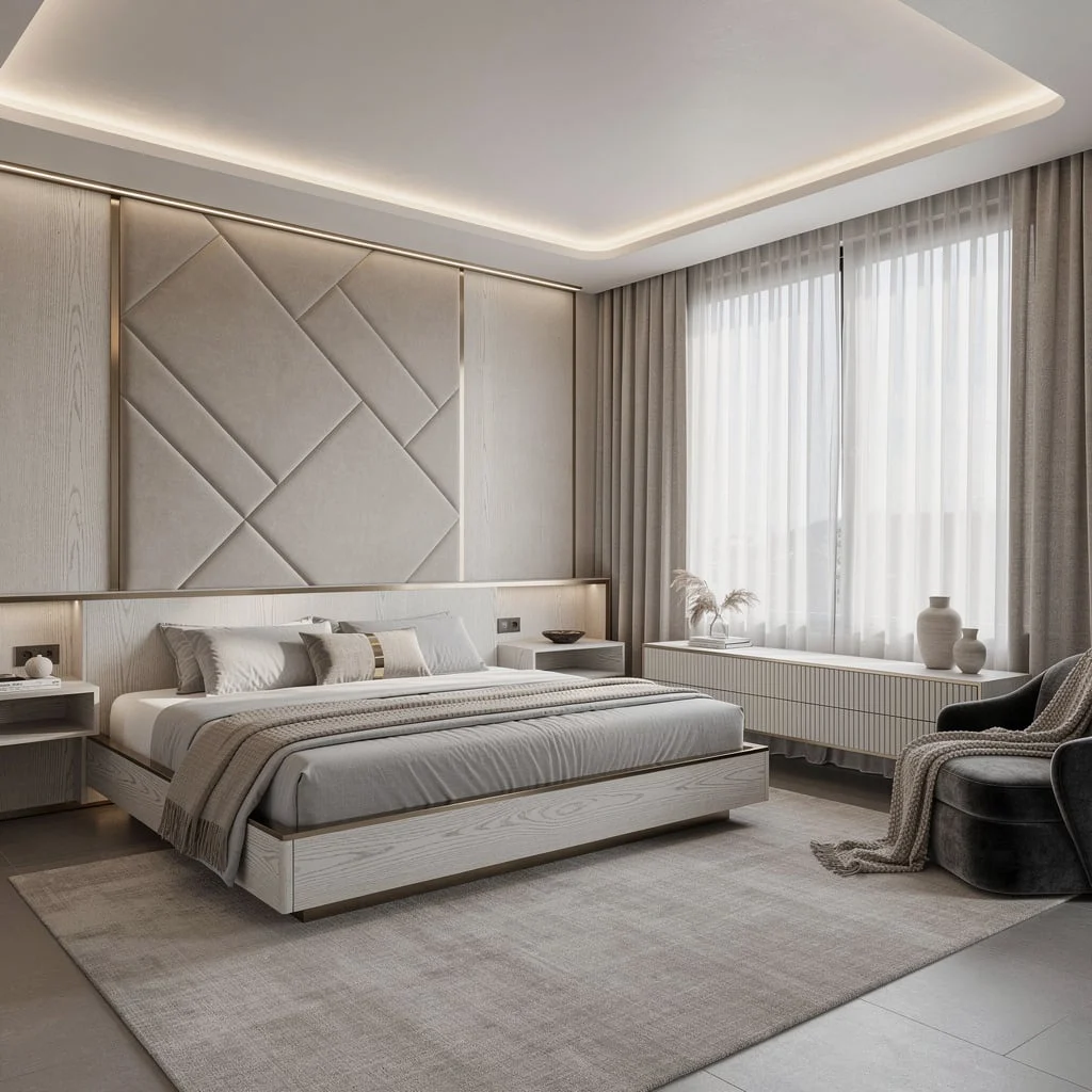 Wire-Brushed Ash & Champagne Metal: Living Your Calm Life