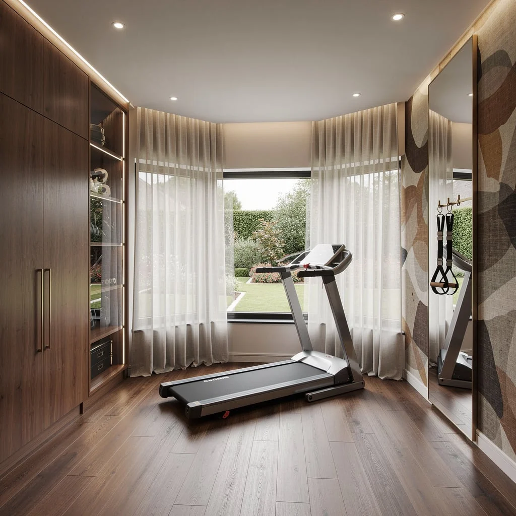 Lux Up Your Gym Nook, Hardwood Boss Mode