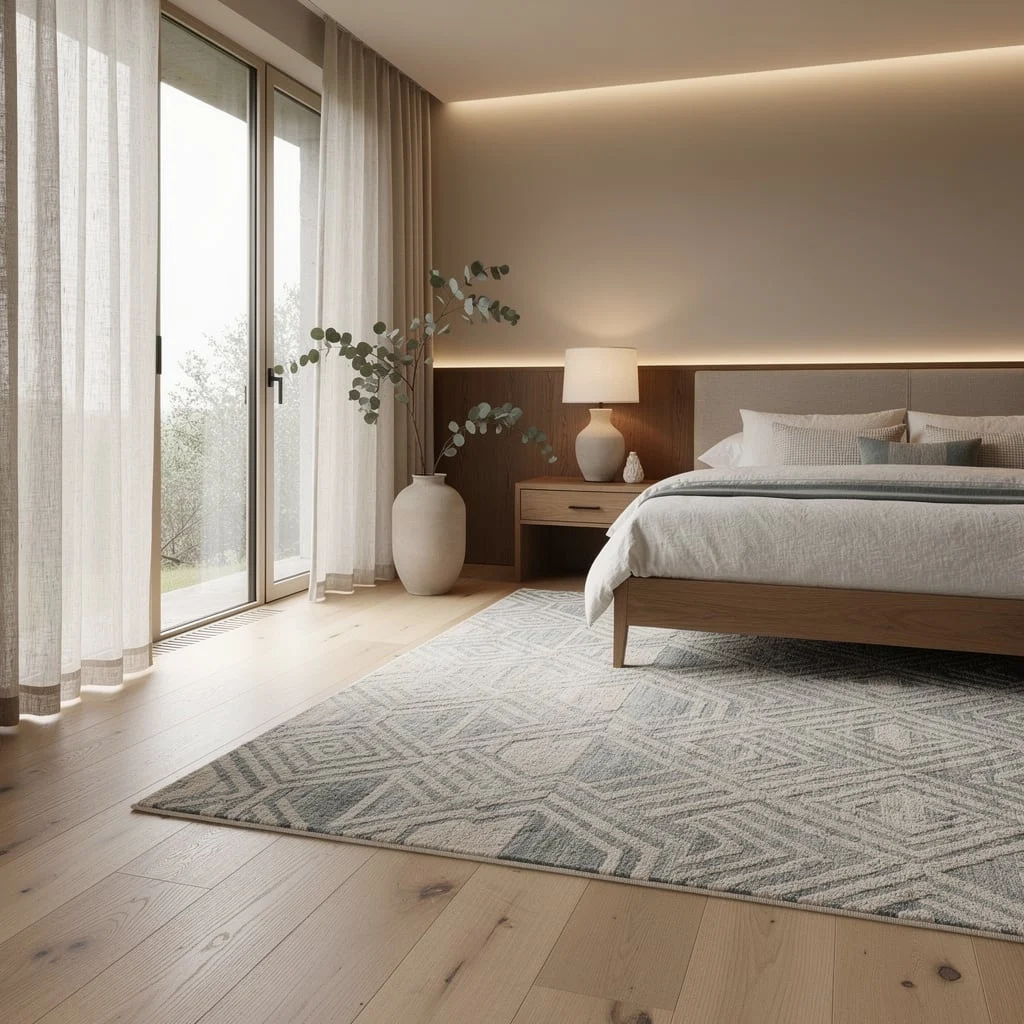 Silk + Wool Geometrics: For When You Need Calm, Not Chaos