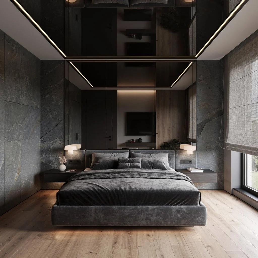 Get Steamy With a Mirrored Ceiling Panel