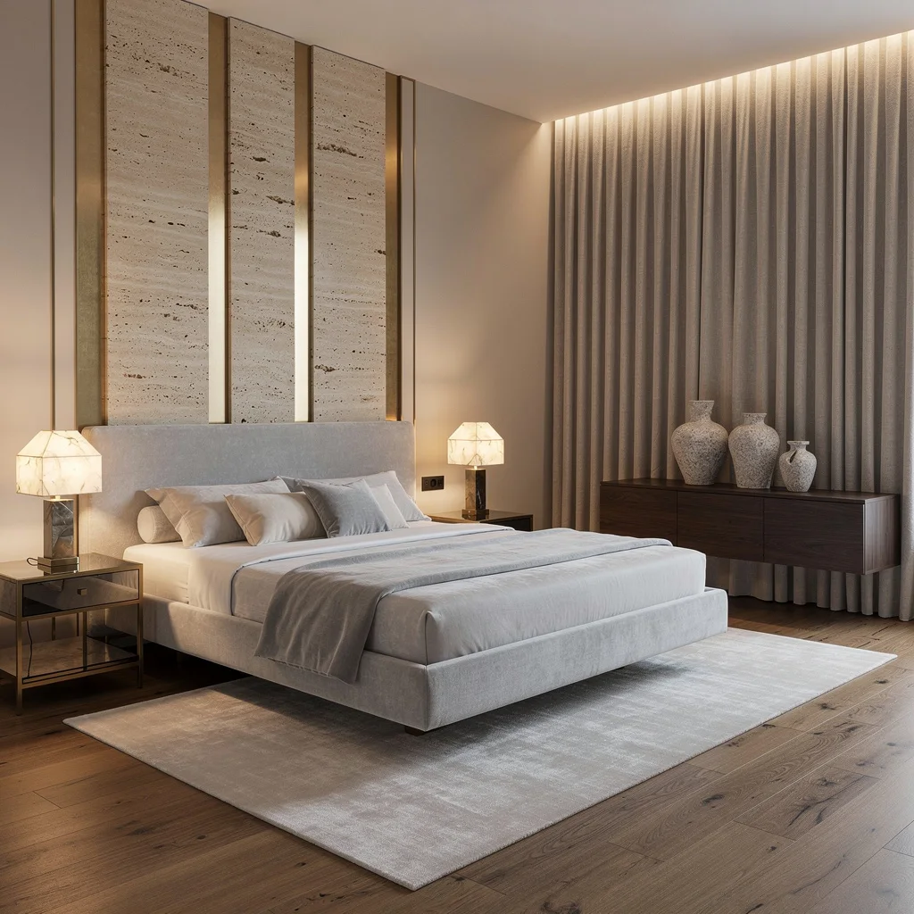 Travertine and Bronze: Luxury Suite Vibes That Don’t Try Too Hard