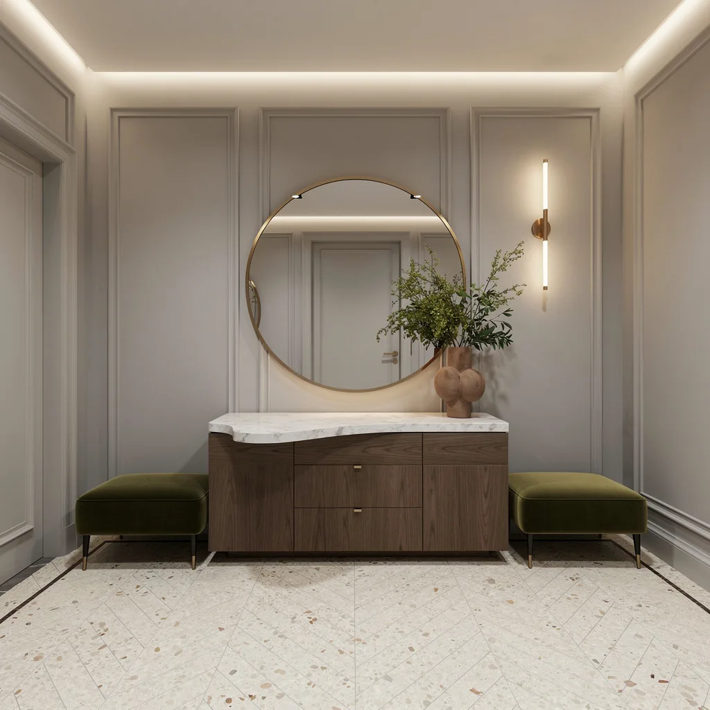 Go Luxe With Walnut, Marble & Velvet—Because You Deserve It