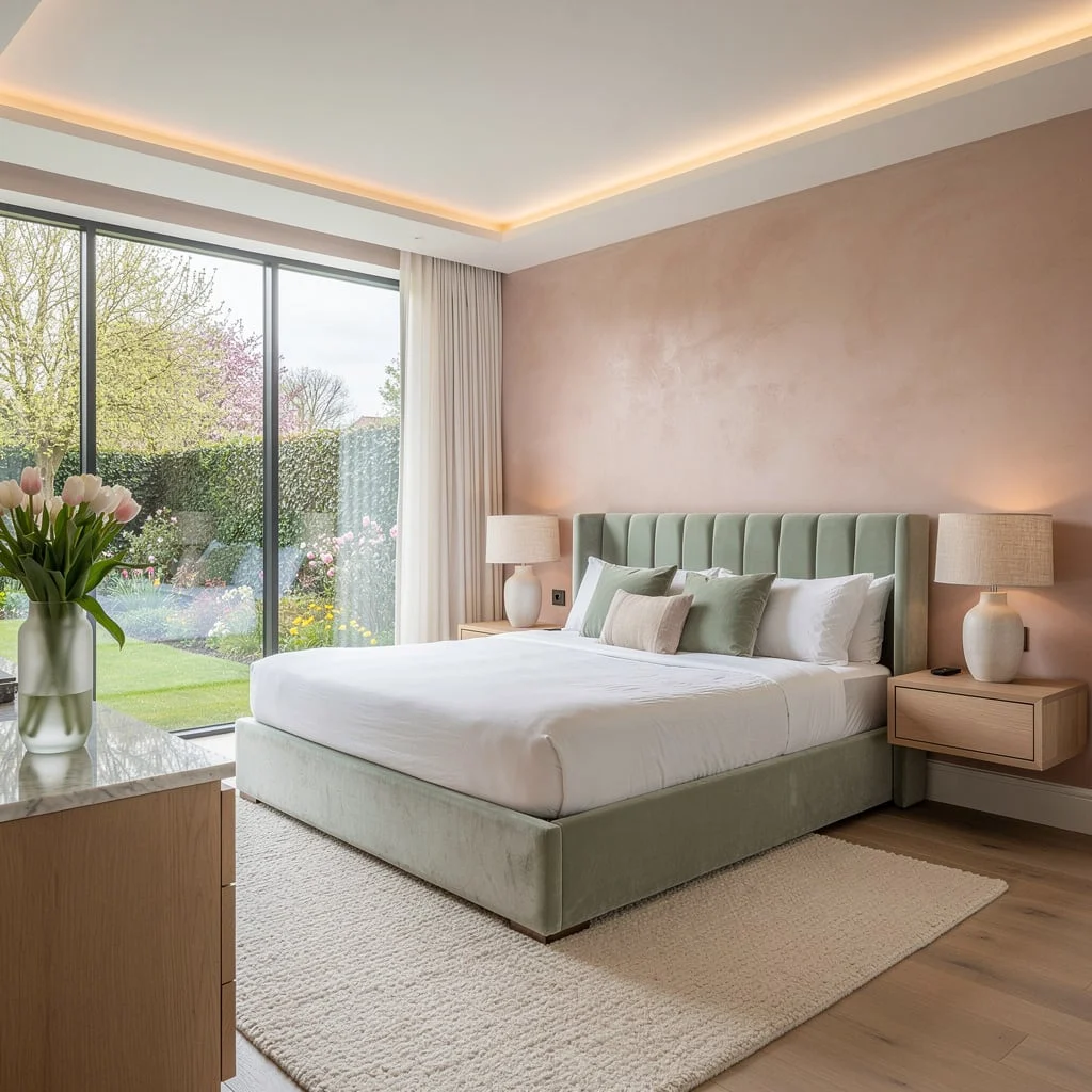 Max Out the Sun: Floor-to-Ceiling Windows + Velvet Sage