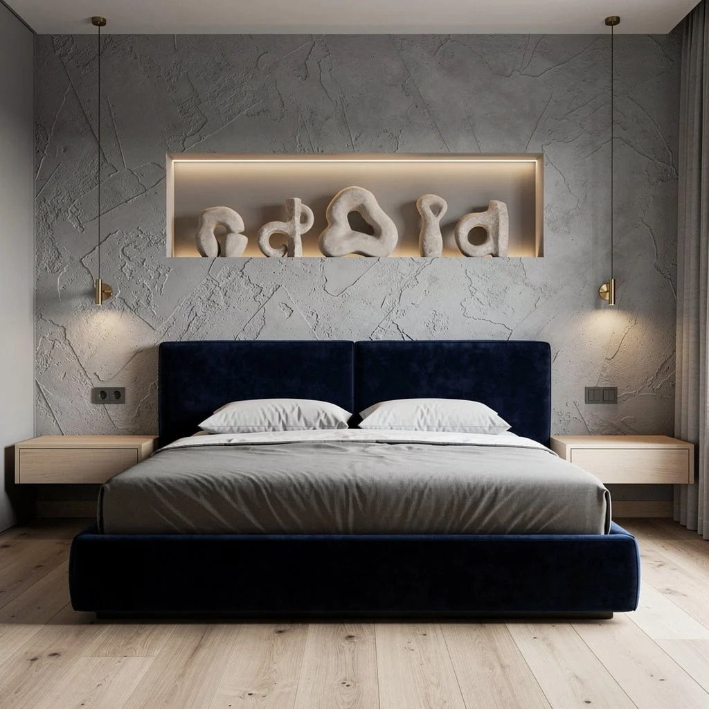 Dove Gray Plaster Wall: Moody Texture That Makes Art Pop