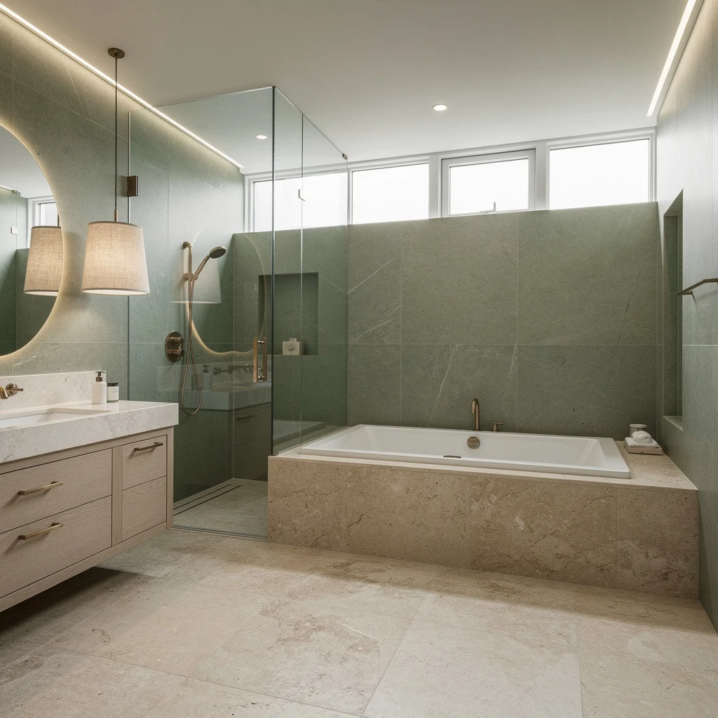 Sage Sophistication: Green, Stone, and Brass—Duh