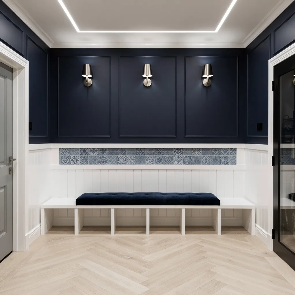 Navy & White: The Only Blue You Should Allow Past The Doormat