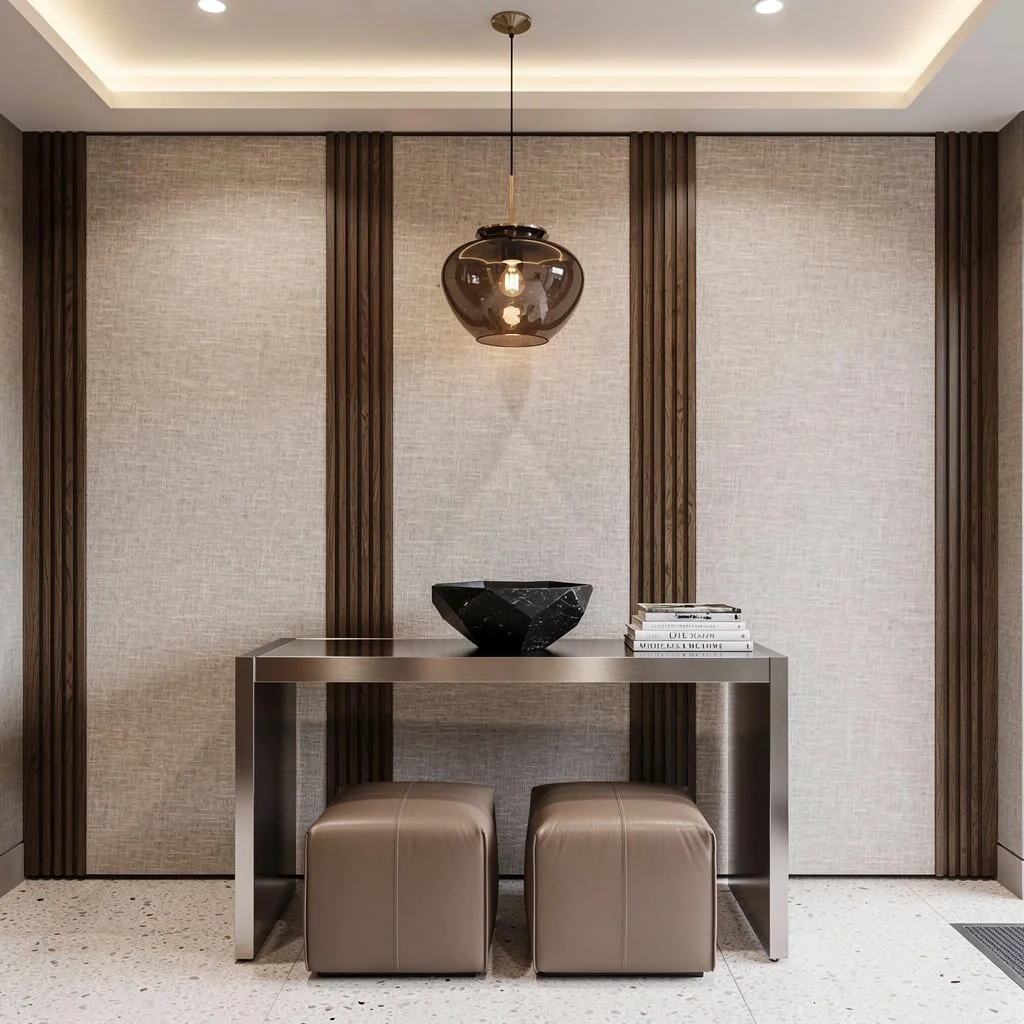 Cold Steel, Soft Leather, and Drama: High-End Minimalism