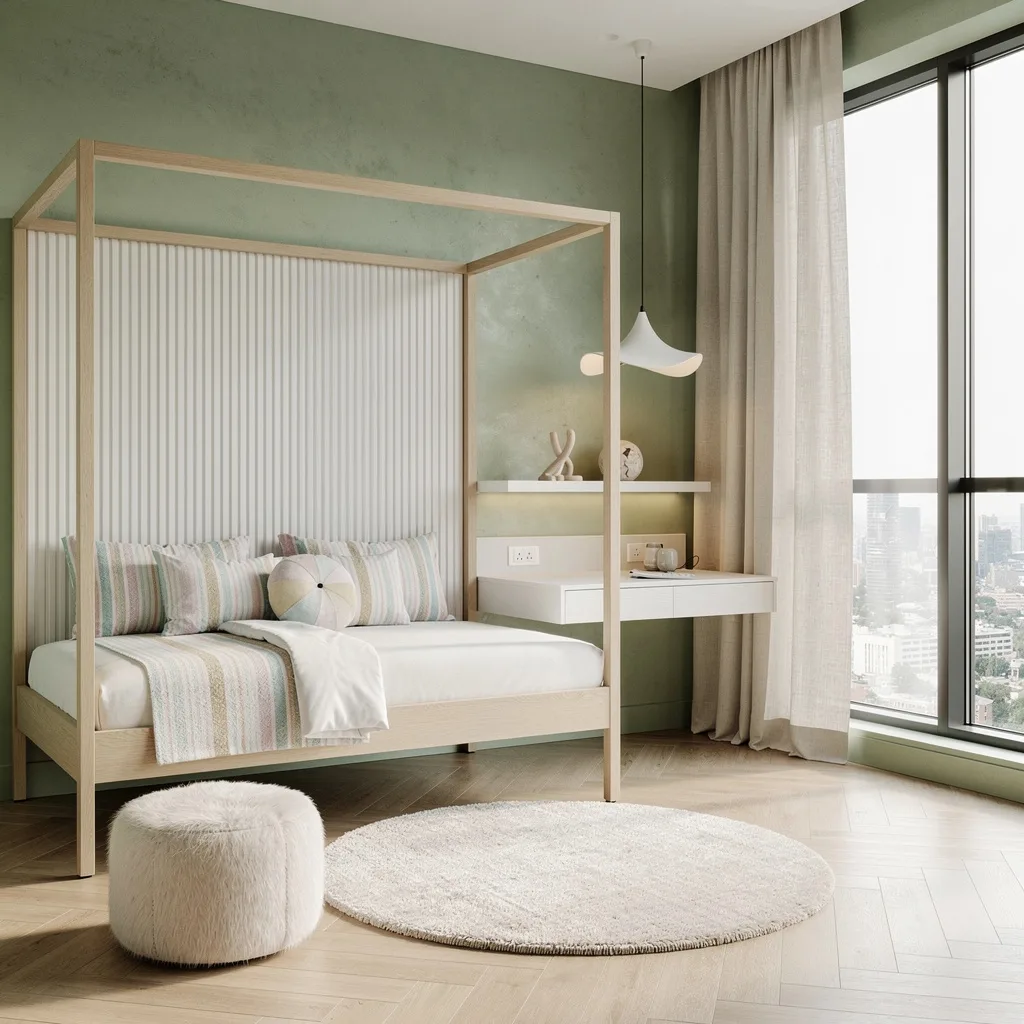 Pistachio Microcement—Prove You’re Not Scared of Texture