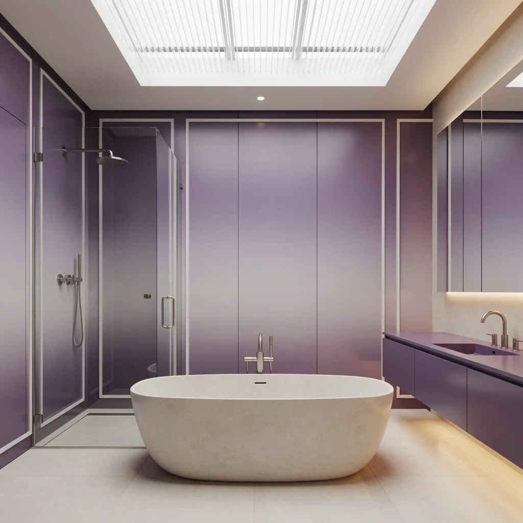 Hint of Drama: Stormy Lavender & Ivory Fantasy