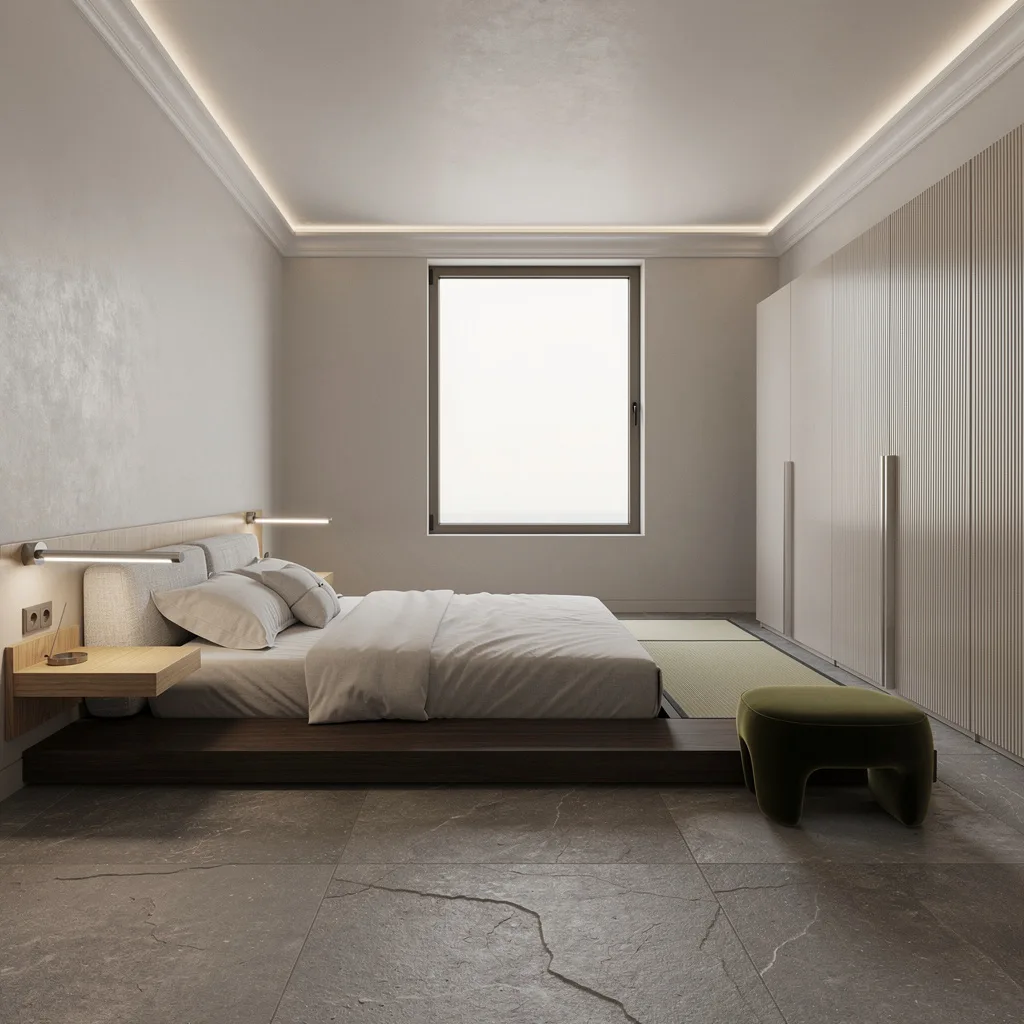 Tatami Low and Linen Cool: Minimalist Bedroom For the Lazy Genius