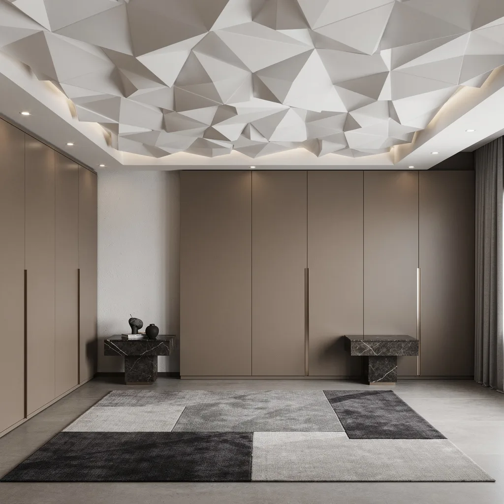 Faceted Gypsum Ceilings: Geometry That Actually Works