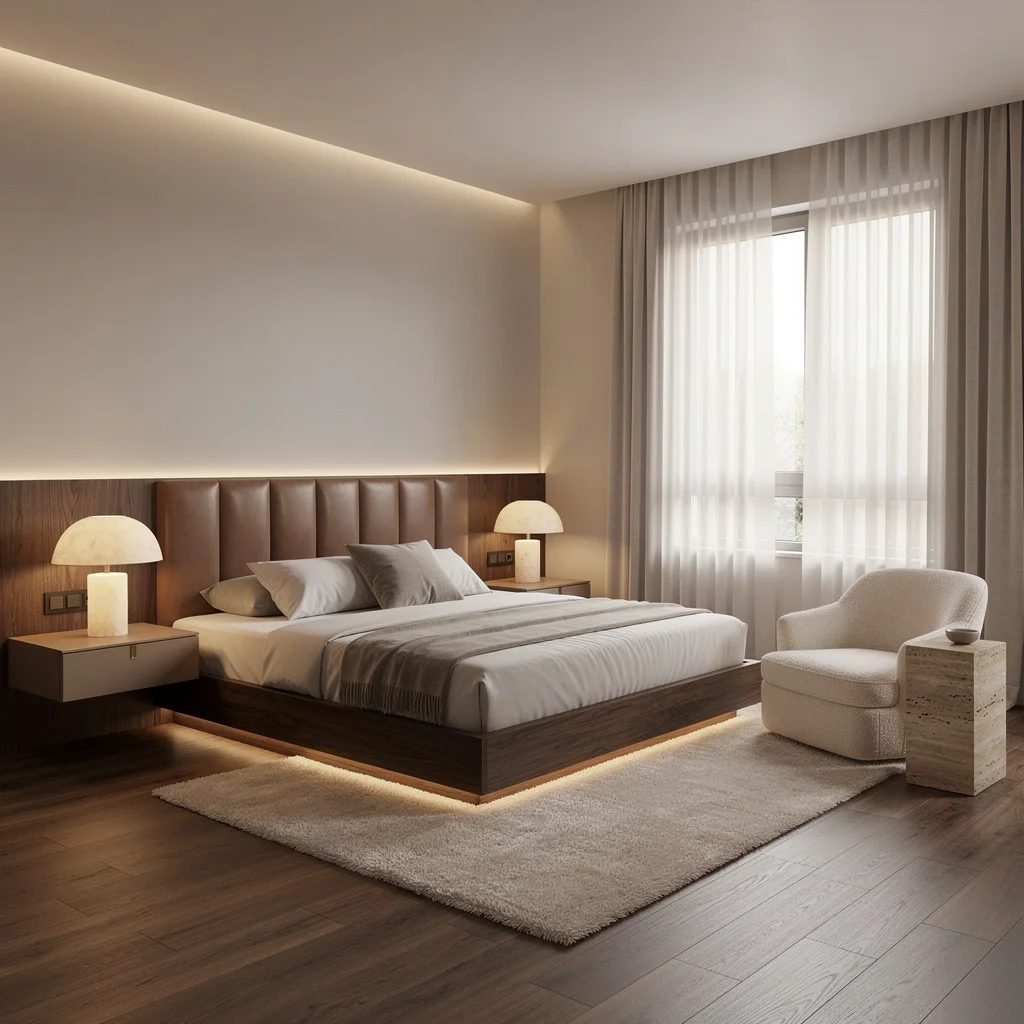 Channel-Tufted Doesn’t Mean ‘Try Hard’: Luxe, Chill Bedroom Moves