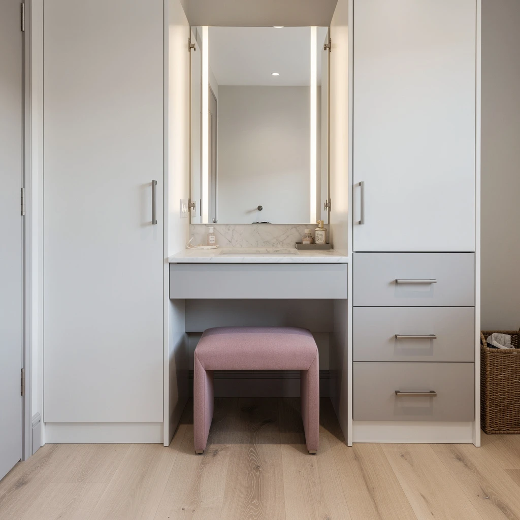 Wardrobe Genius: Hideaway Vanity That’s Actually Sexy