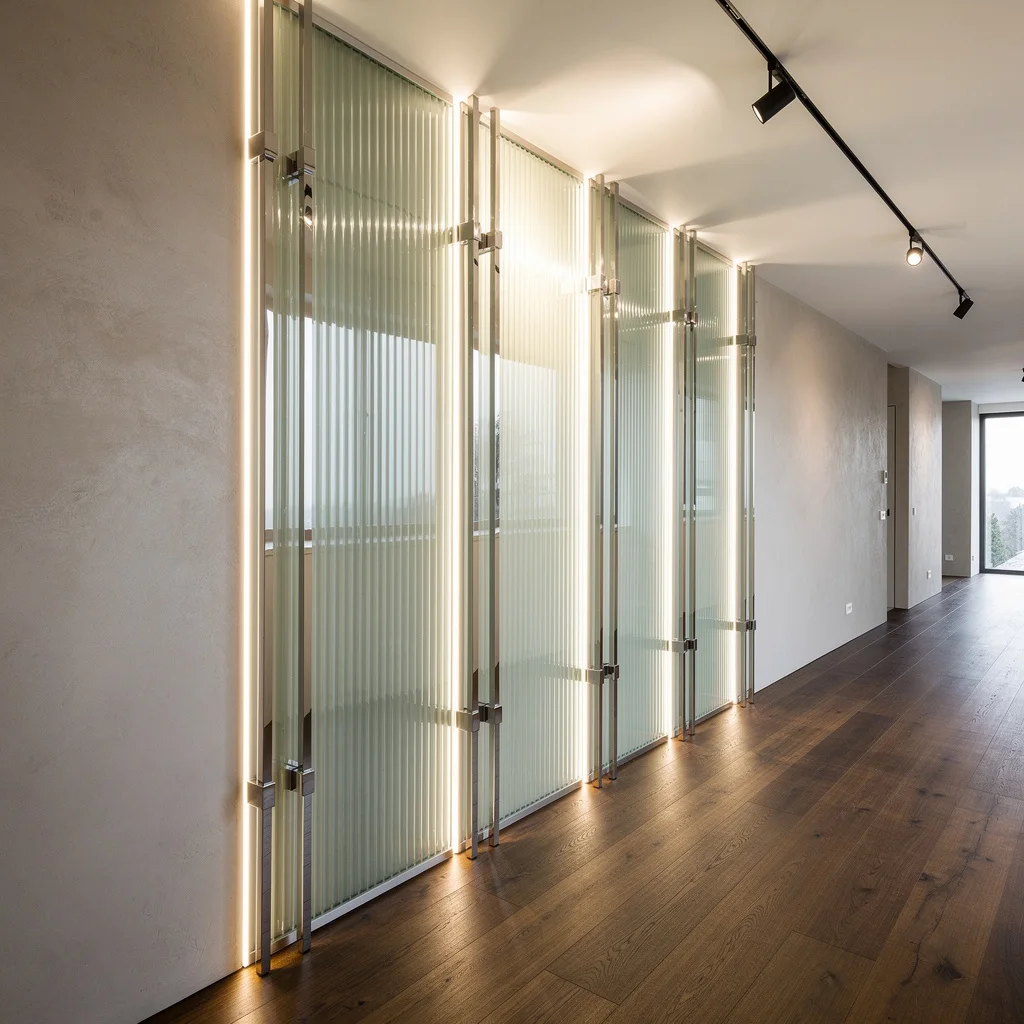 Glass and Chrome—Welcome to Your Bright, Boujee Hallway