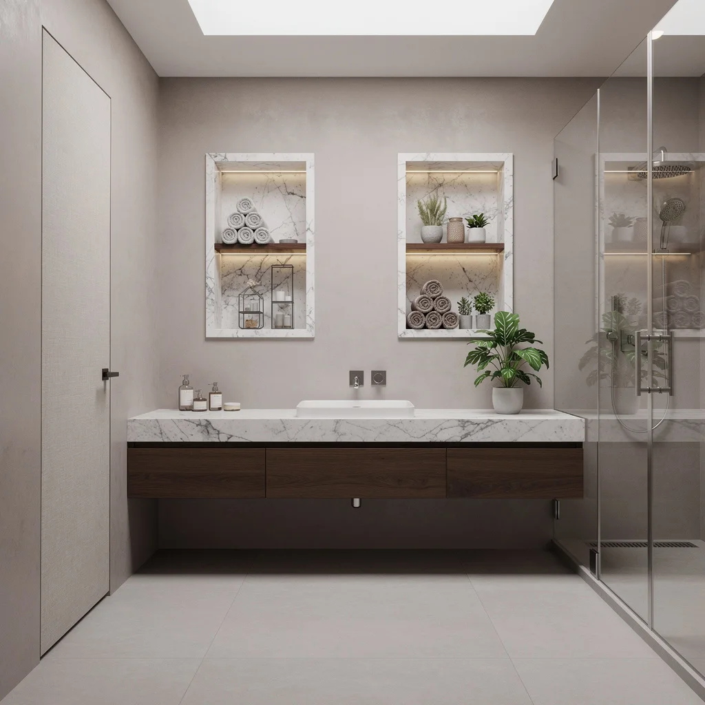 Marble Wall Niches? Stop Suffering With Basic Shelves