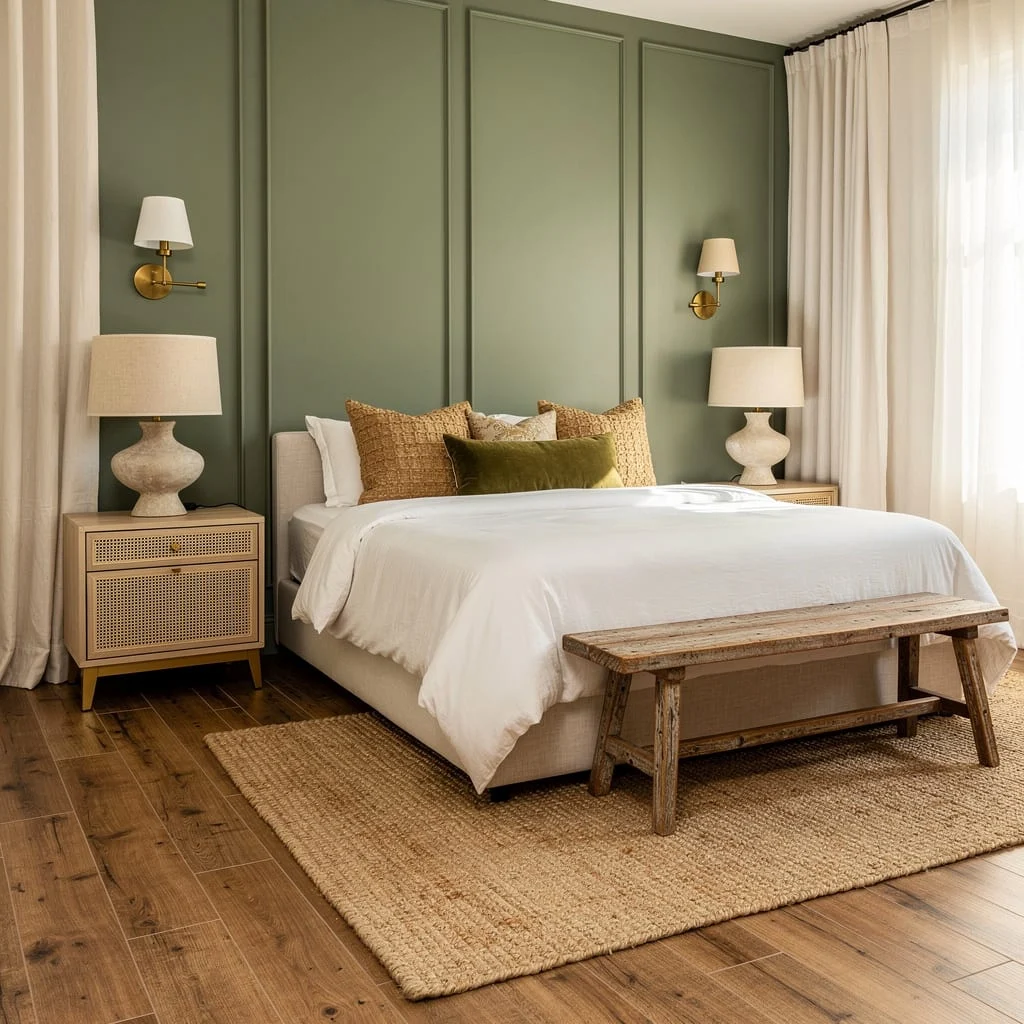 Matte Sage Walls and Cane Perfection: Get It Together