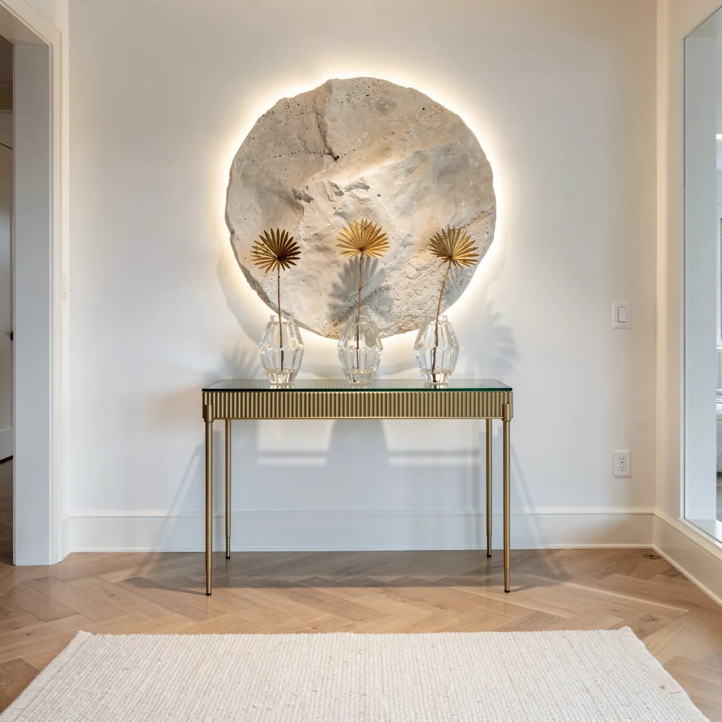 Brushed Brass & Crystal: Let Your Entry Flex Its Bling