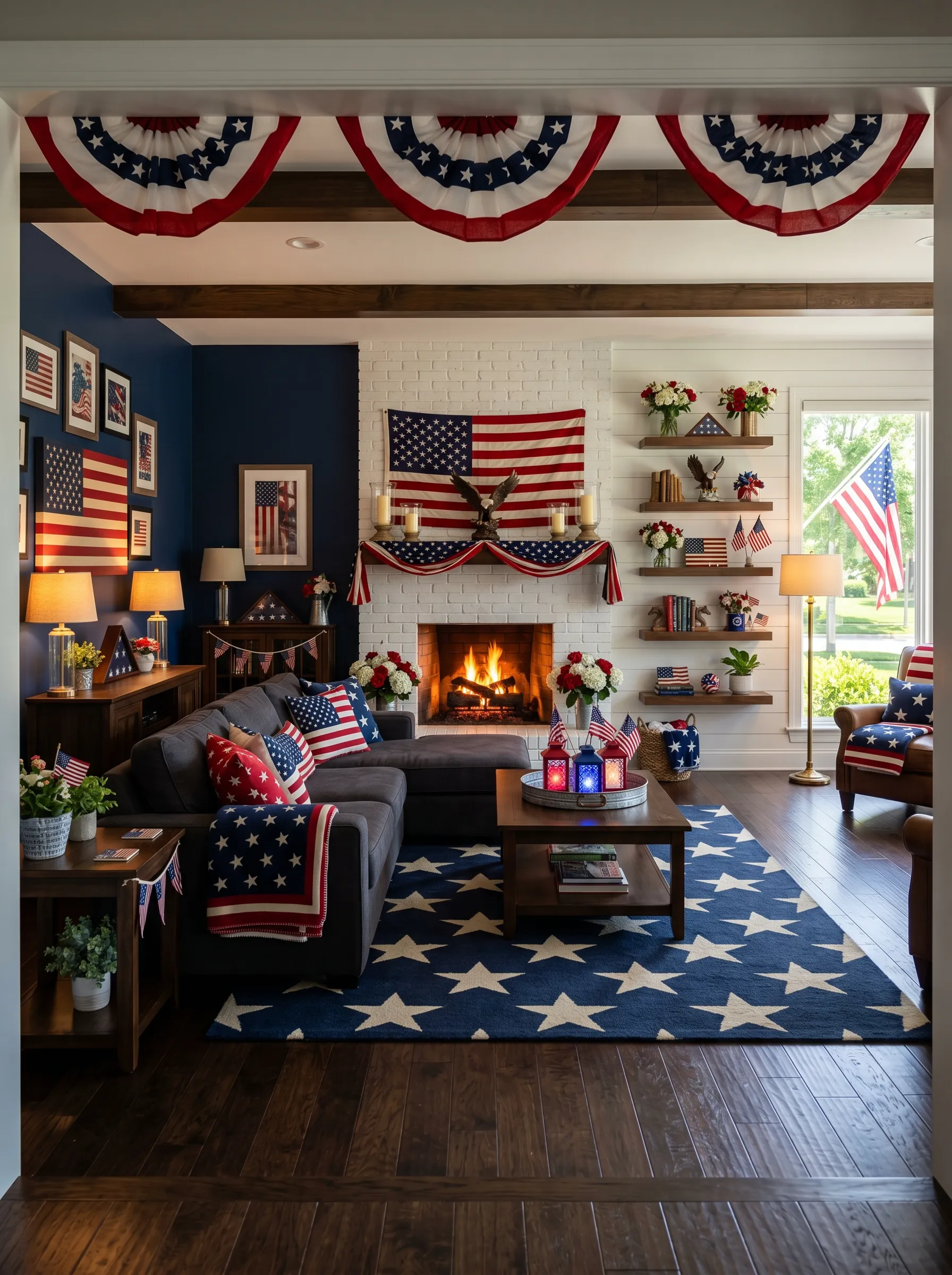 The Full-Commitment Living Room That Makes Bunting Look Serious